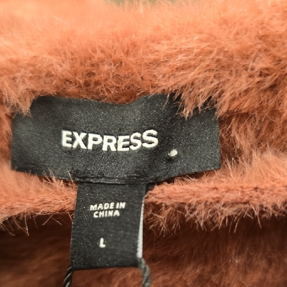 Express Off-Shoulder Sweater in Mauve - Picture 2 of 11